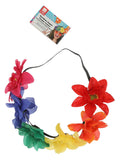 Rainbow Hippie Flower Crown Dress Loud