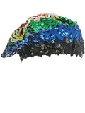 Sequin Beret, Rainbow Dress Loud