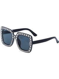 Disco Jewelled Specs, Black Dress Loud