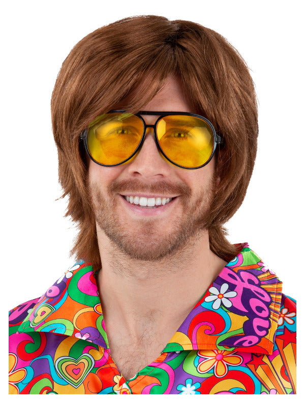 70s Aviator Specs, Yellow Lenses Dress Loud