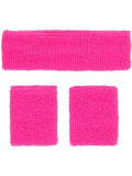 80s Neon Sweatbands, Pink Dress Loud