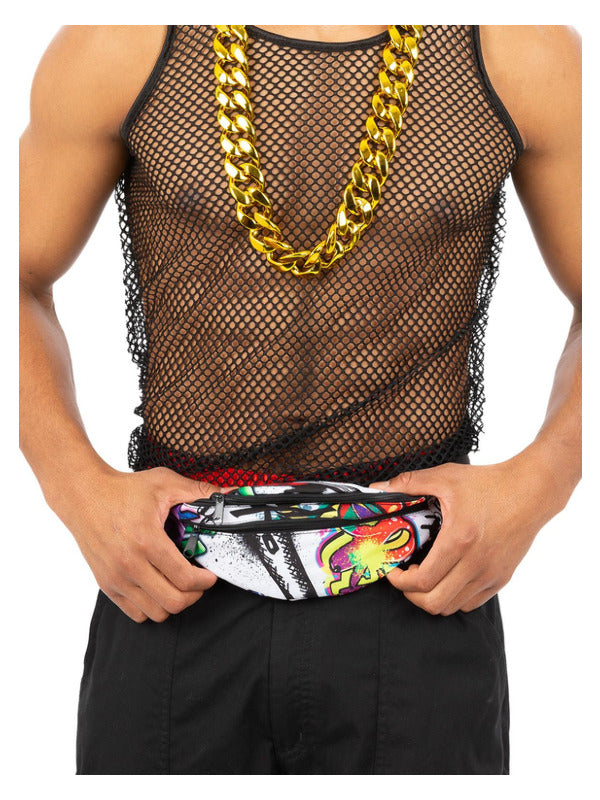 90s Graffiti Bumbag Dress Loud