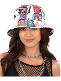 90s Graffiti Bucket Hat Dress Loud