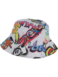 90s Graffiti Bucket Hat Dress Loud