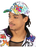 90s Graffiti Peaked Cap Dress Loud