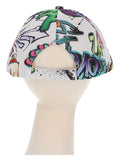 90s Graffiti Peaked Cap Dress Loud