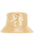 90s Gold Bucket Hat Dress Loud