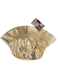 90s Gold Bucket Hat Dress Loud
