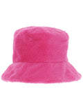 90s Pink Fur Bucket Hat Dress Loud