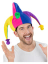 Neon Rainbow Jester Hat