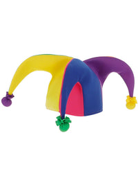 Neon Rainbow Jester Hat Dress Loud