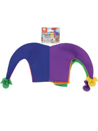 Neon Rainbow Jester Hat Dress Loud