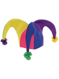 Neon Rainbow Jester Hat Dress Loud