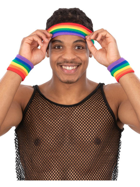 Rainbow Sweatbands Dress Loud