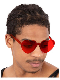 Red Heart Specs Dress Loud