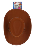 Tan Cowboy Hat, Felt, with Cord Dress Loud
