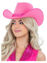 Hot Pink Cowboy Hat, Felt, with Cord