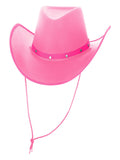 Hot Pink Cowboy Hat, Felt, with Cord Dress Loud