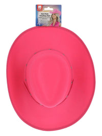 Hot Pink Cowboy Hat, Felt, with Cord Dress Loud