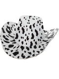 Cow Print Cowboy Hat, with Cord Dress Loud