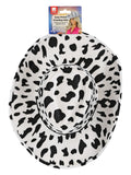 Cow Print Cowboy Hat, with Cord Dress Loud