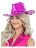 Metallic Pink Cowboy Hat Dress Loud