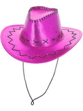 Metallic Pink Cowboy Hat Dress Loud