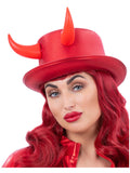 Fever Deluxe Red Devil Metallic Top Hat Dress Loud
