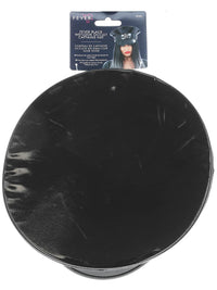 Fever Deluxe Black Wetlook Occult Captains Hat Dress Loud