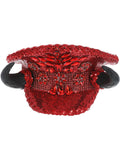 Fever Deluxe Devil Sequin Captains Hat Dress Loud