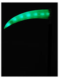 Light Up Green LED Scythe, Adjustable, 5pcs Dress Loud