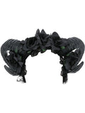 Black Demon Floral Headband Dress Loud
