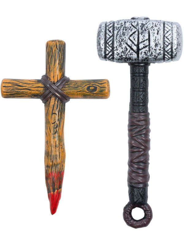 Vampire Slayer Stake & Hammer Kit Dress Loud