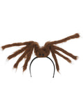 Hairy Tarantula Spider Headband, Brown Dress Loud