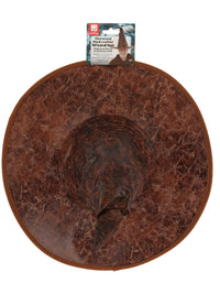 Distressed Mock Leather Wizard Hat Dress Loud