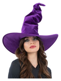 Purple Velour Witch Hat Dress Loud