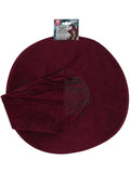 Burgundy Velour Witch Hat Dress Loud