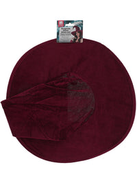 Burgundy Velour Witch Hat Dress Loud
