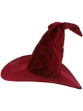 Burgundy Velour Witch Hat Dress Loud