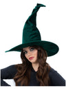 Emerald Green Velour Witch Hat