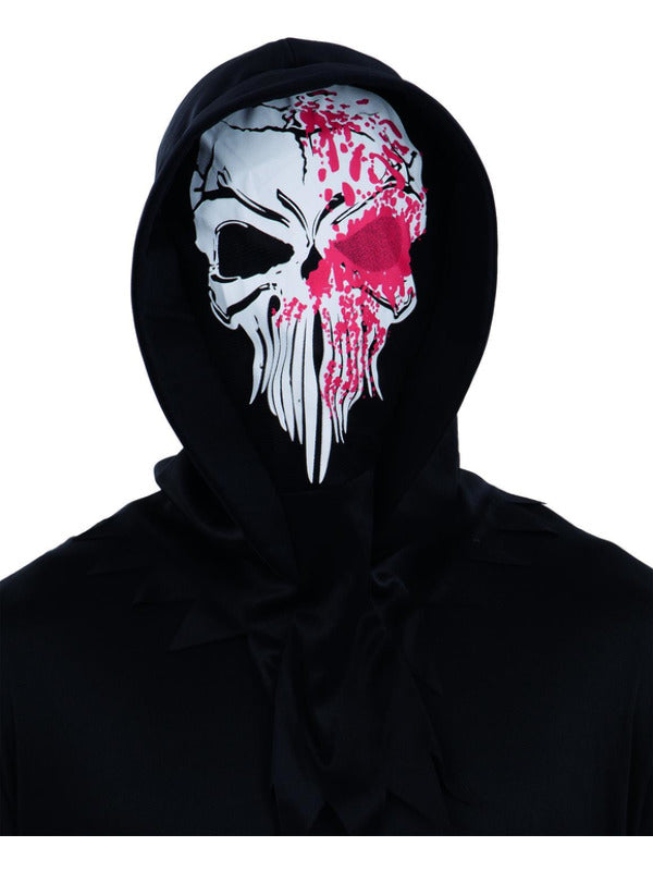 Bloody Reaper Fabric Hooded Mask Dress Loud