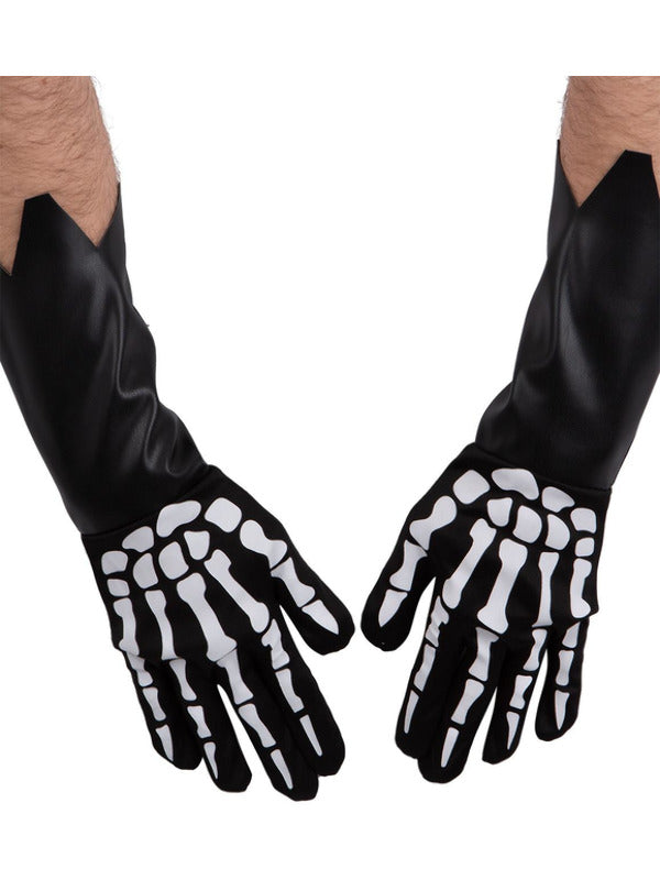 Skeleton Gauntlet Gloves Dress Loud