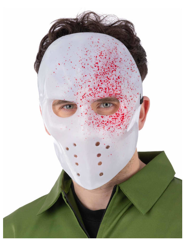 White Blood Splatter Hockey Mask Dress Loud