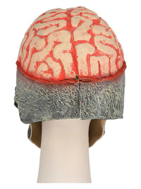Exposed Brain Skull Latex Mask, with Moving Mouth Dress Loud