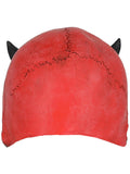 Red Devil Skull Latex Mask, with Moving Mouth Dress Loud