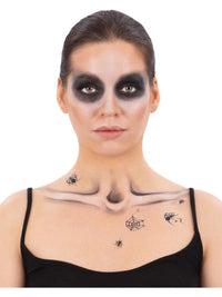 Smiffys Make-Up FX, Deluxe Black Widow Kit Dress Loud