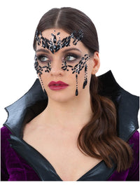 Smiffys Make-Up FX,Venetian Masquerade Face Jewels Dress Loud