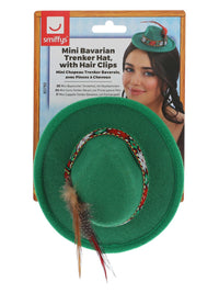 Mini Bavarian Trenker Hat, Green Dress Loud