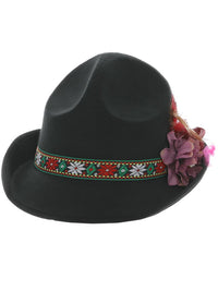 Dirndl Trenker Hat, with Feathers & Flowers Dress Loud