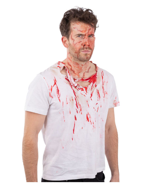Smiffys Make-Up FX, Stapled Skin Tattoo Transfers Dress Loud